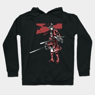 Artwork Illustration Bunny Stealth With Dual Swords Hoodie